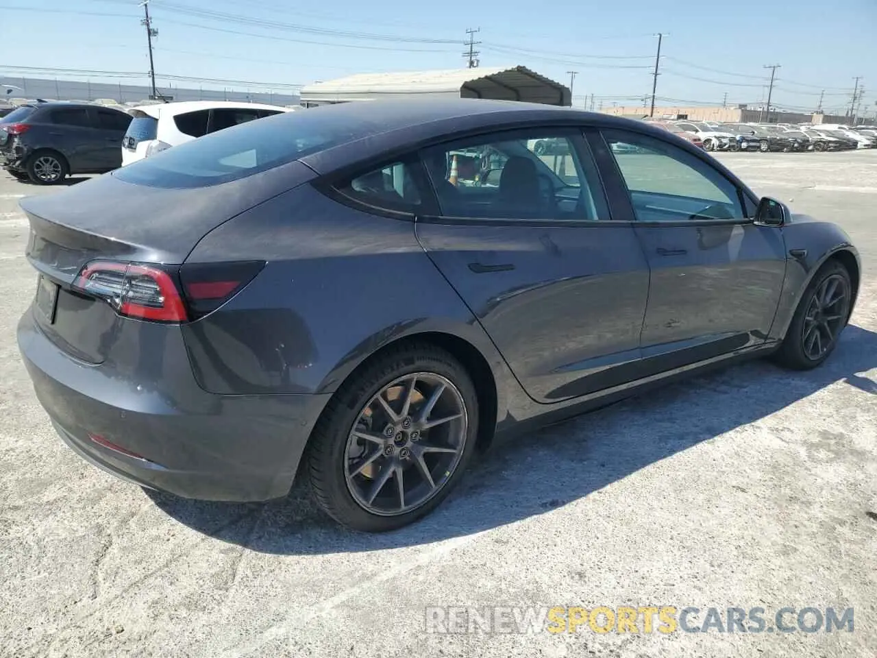 3 fotografías del automóvil dañado 5YJ3E1EA5MF068839 TESLA MODEL 3 2021