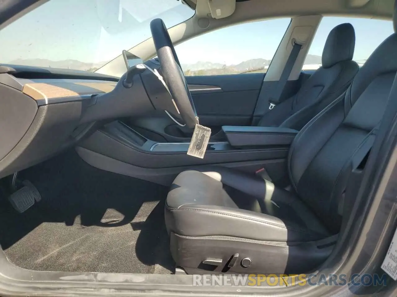 7 fotografías del automóvil dañado 5YJ3E1EA5MF068839 TESLA MODEL 3 2021