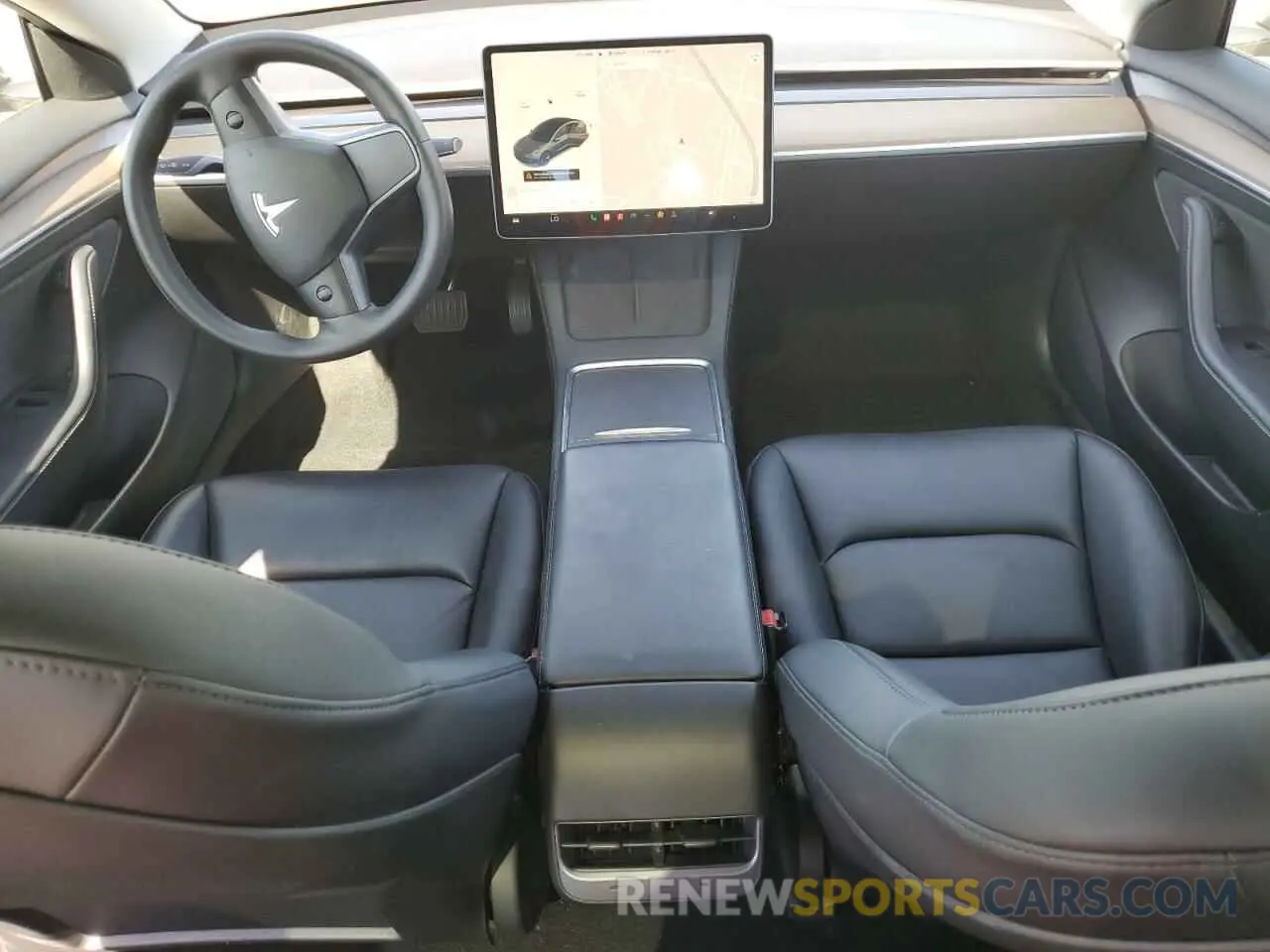 8 fotografías del automóvil dañado 5YJ3E1EA5MF068839 TESLA MODEL 3 2021