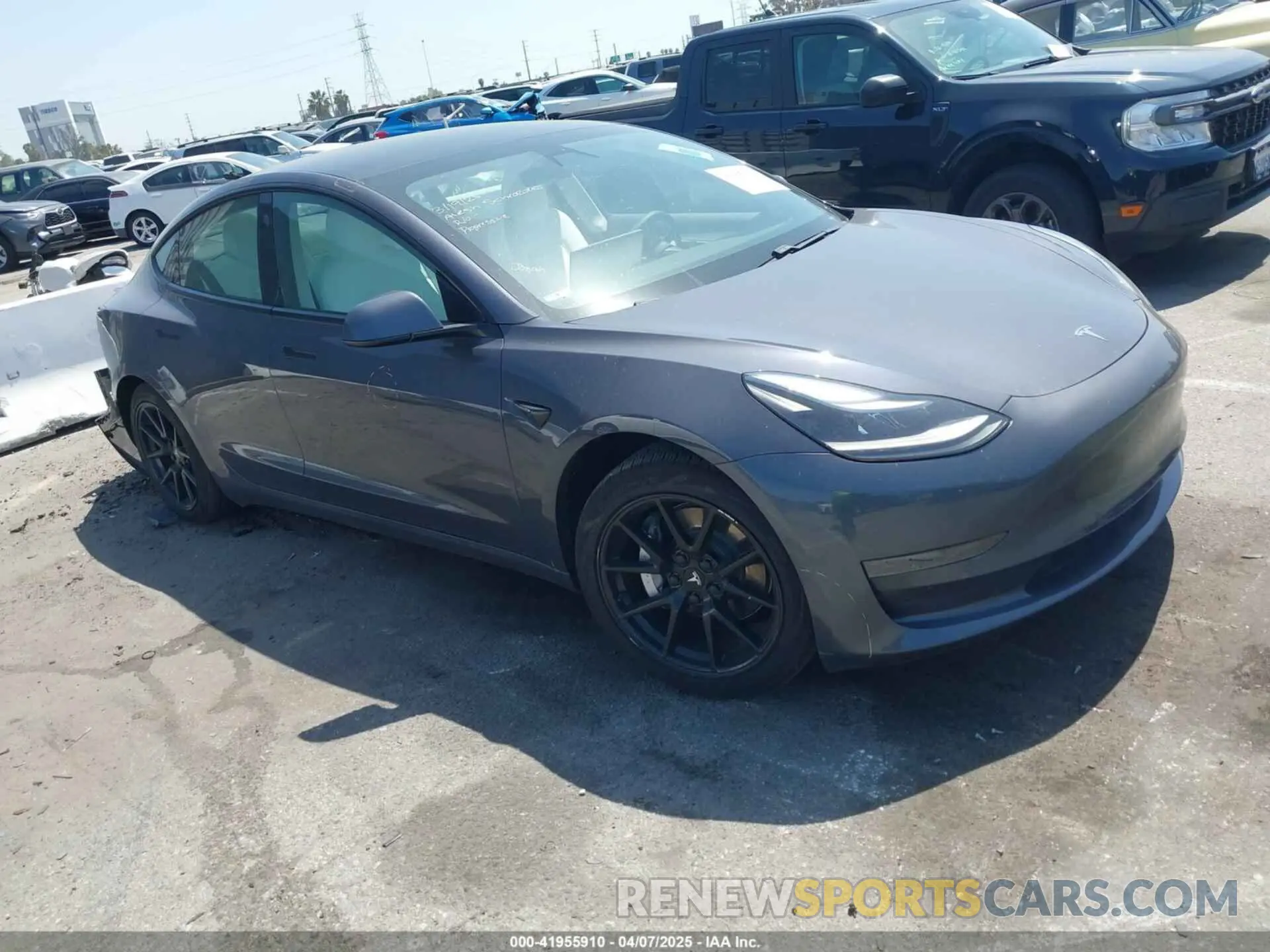 1 fotografías del automóvil dañado 5YJ3E1EA5MF069652 TESLA MODEL 3 2021