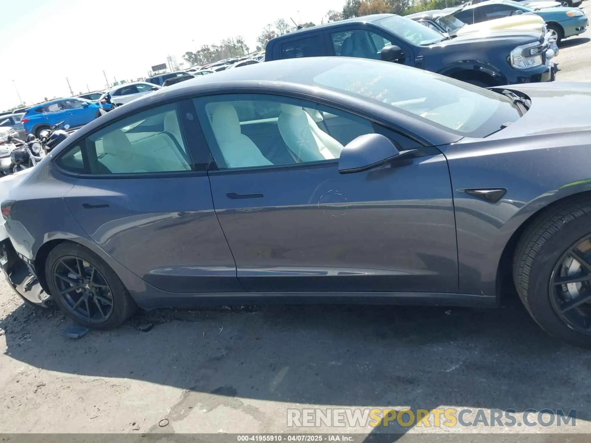 13 fotografías del automóvil dañado 5YJ3E1EA5MF069652 TESLA MODEL 3 2021