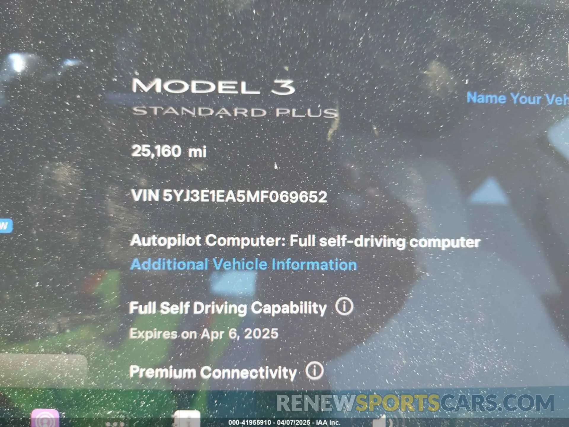 15 fotografías del automóvil dañado 5YJ3E1EA5MF069652 TESLA MODEL 3 2021
