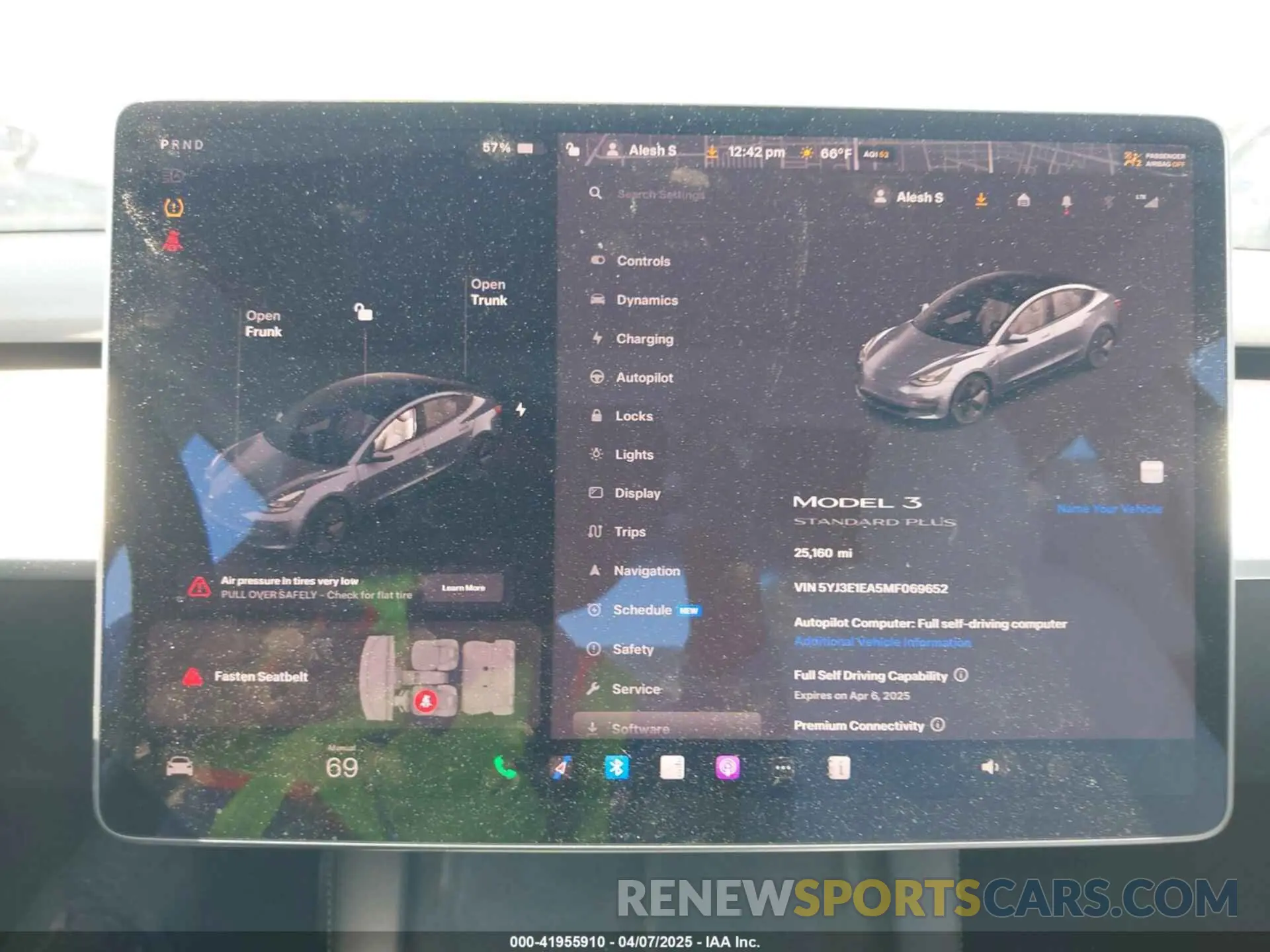 18 fotografías del automóvil dañado 5YJ3E1EA5MF069652 TESLA MODEL 3 2021