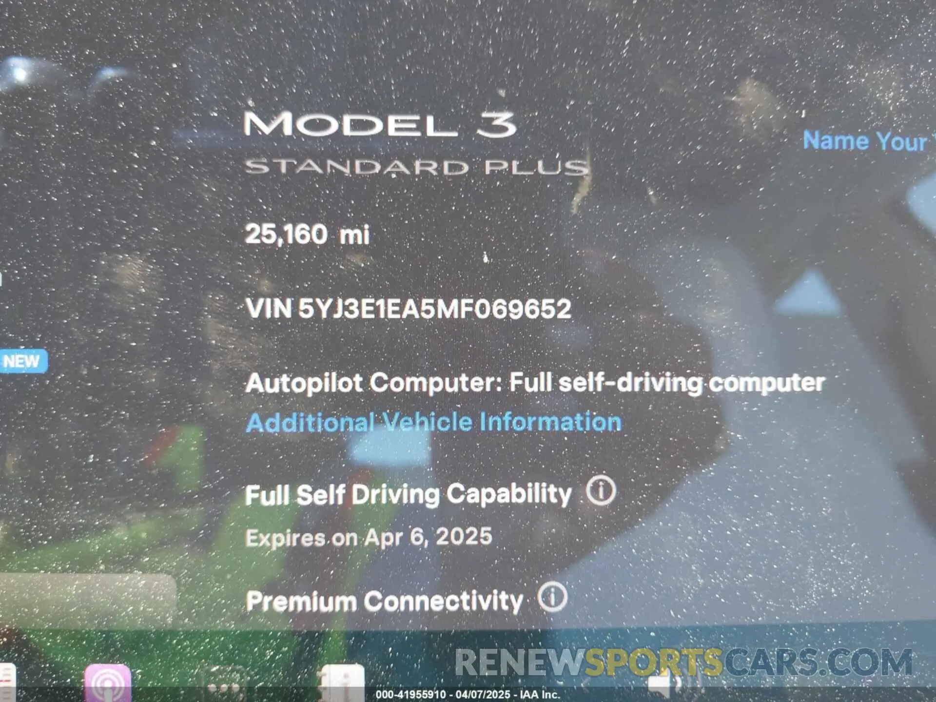 7 fotografías del automóvil dañado 5YJ3E1EA5MF069652 TESLA MODEL 3 2021