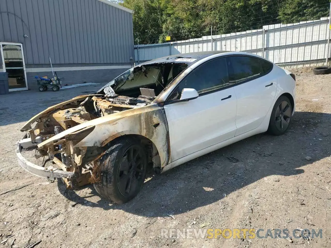 1 fotografías del automóvil dañado 5YJ3E1EA5MF082580 TESLA MODEL 3 2021