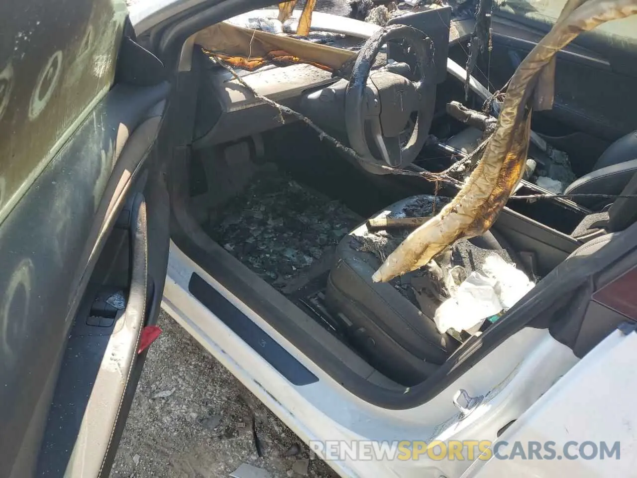 8 fotografías del automóvil dañado 5YJ3E1EA5MF082580 TESLA MODEL 3 2021