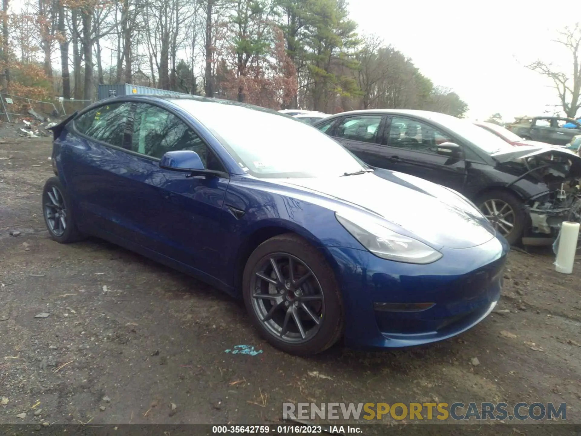 1 fotografías del automóvil dañado 5YJ3E1EA5MF087651 TESLA MODEL 3 2021