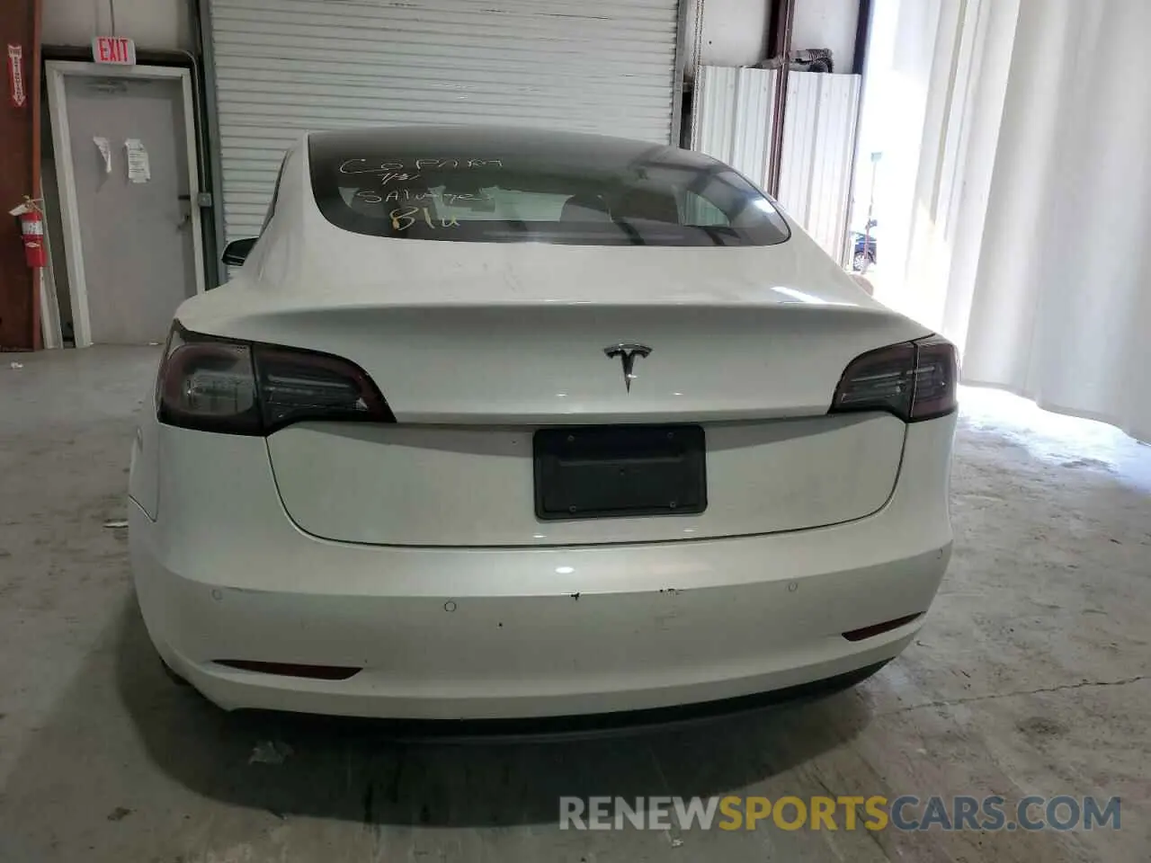 6 fotografías del automóvil dañado 5YJ3E1EA5MF089643 TESLA MODEL 3 2021