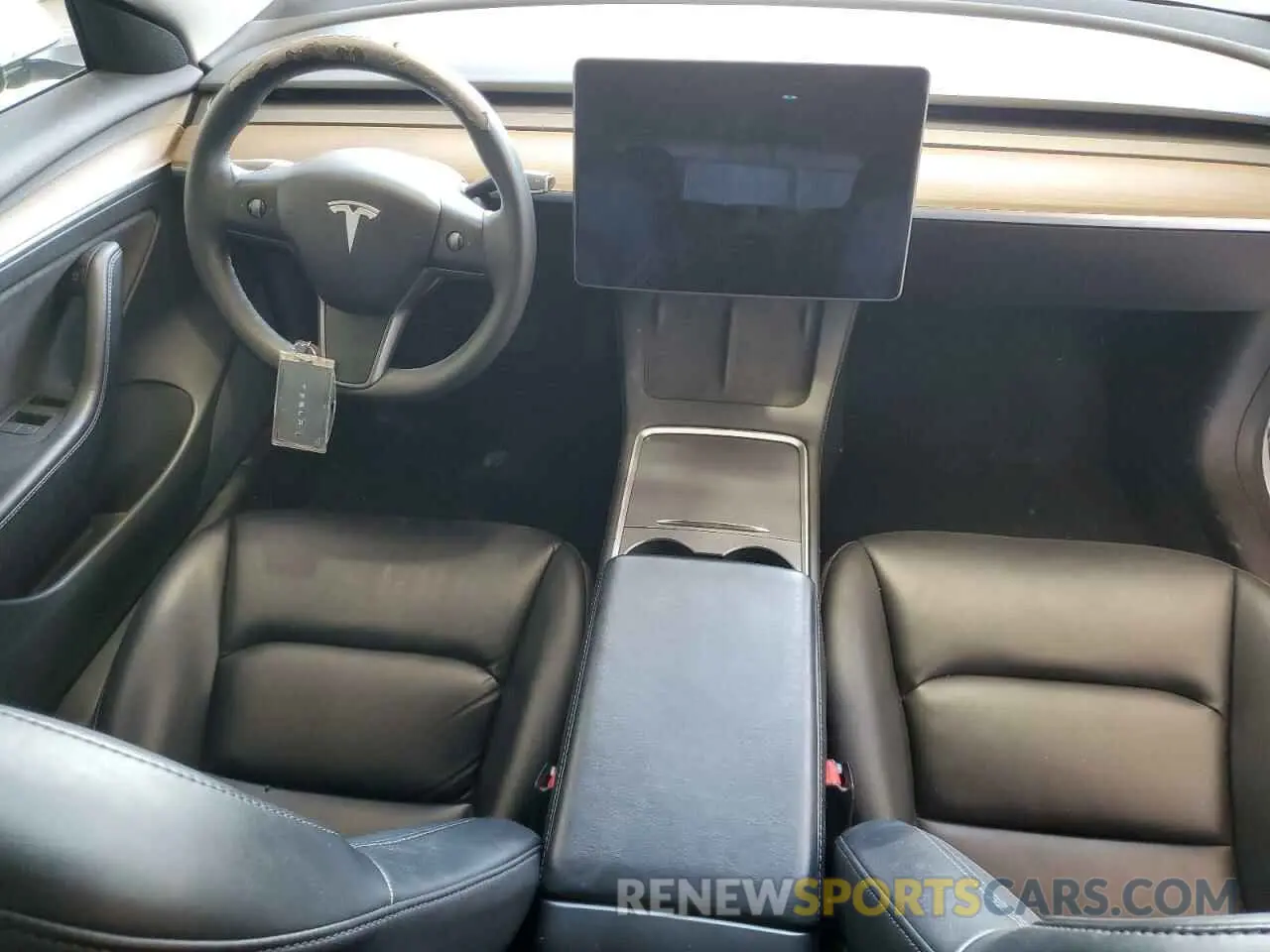 8 fotografías del automóvil dañado 5YJ3E1EA5MF089643 TESLA MODEL 3 2021