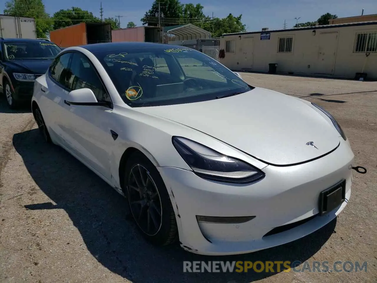 1 fotografías del automóvil dañado 5YJ3E1EA5MF092204 TESLA MODEL 3 2021