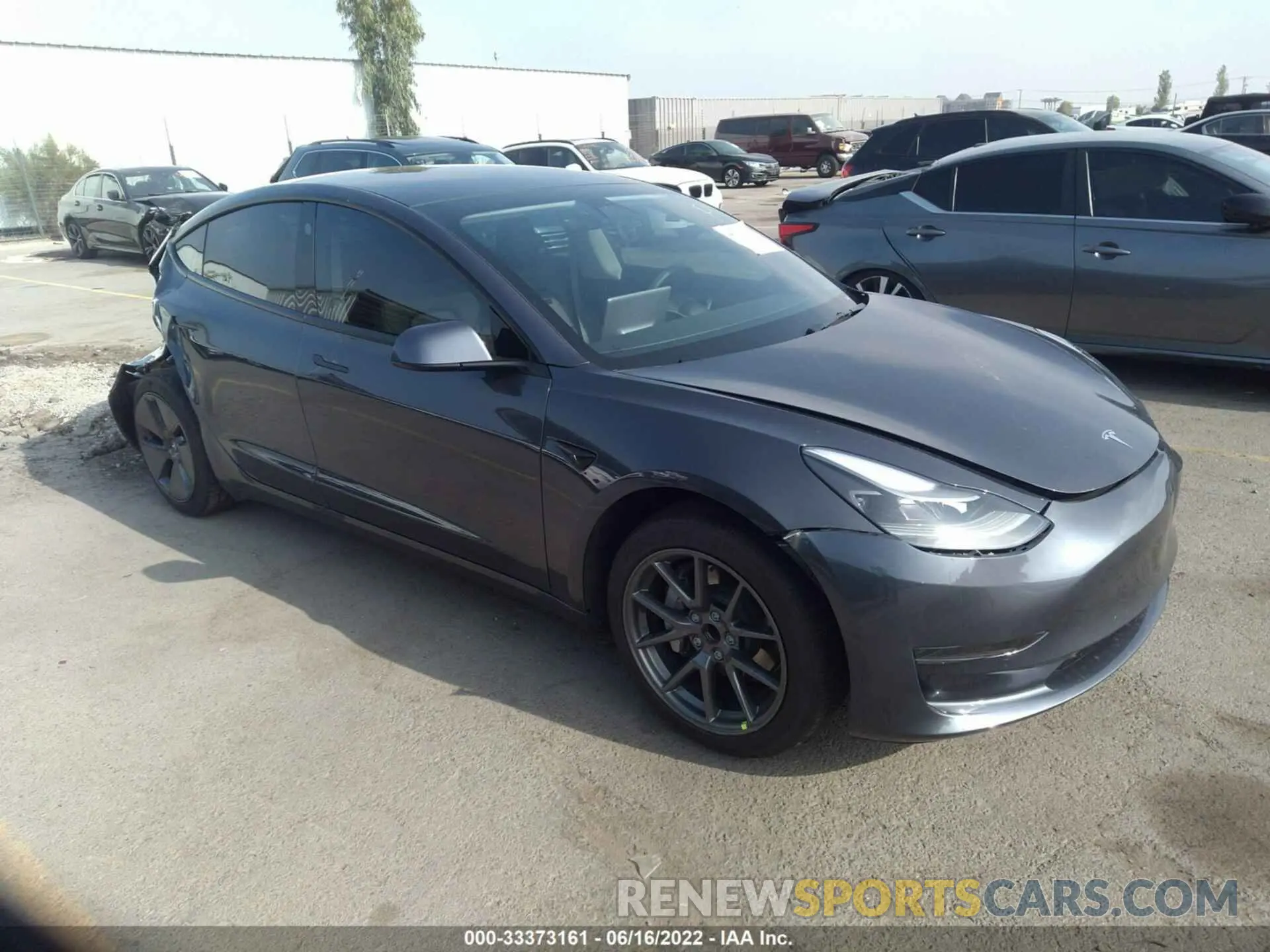 1 fotografías del automóvil dañado 5YJ3E1EA5MF100270 TESLA MODEL 3 2021