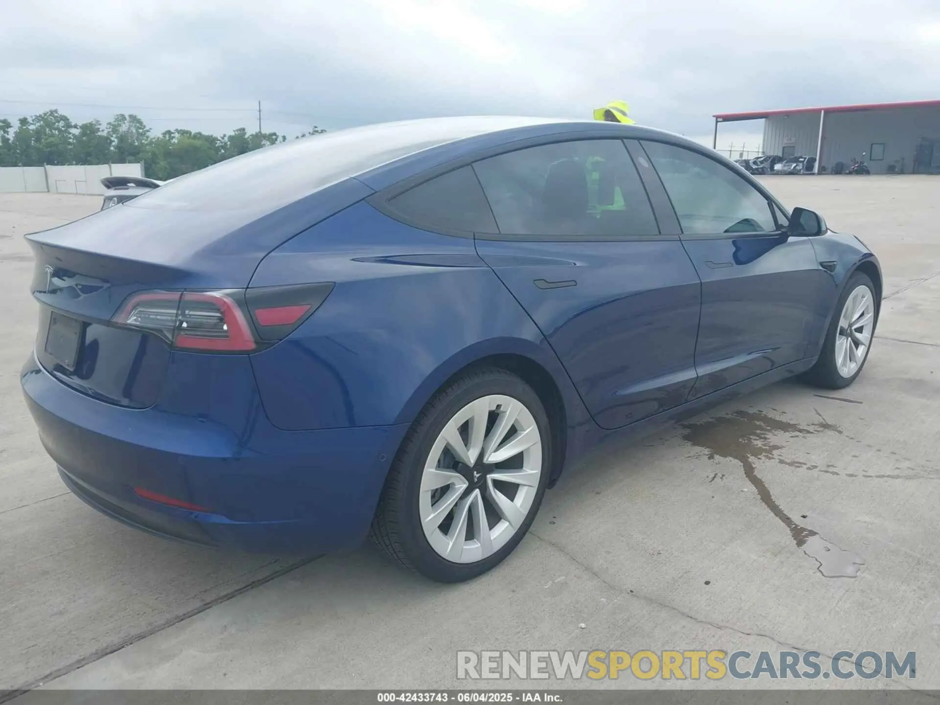 4 fotografías del automóvil dañado 5YJ3E1EA5MF920719 TESLA MODEL 3 2021