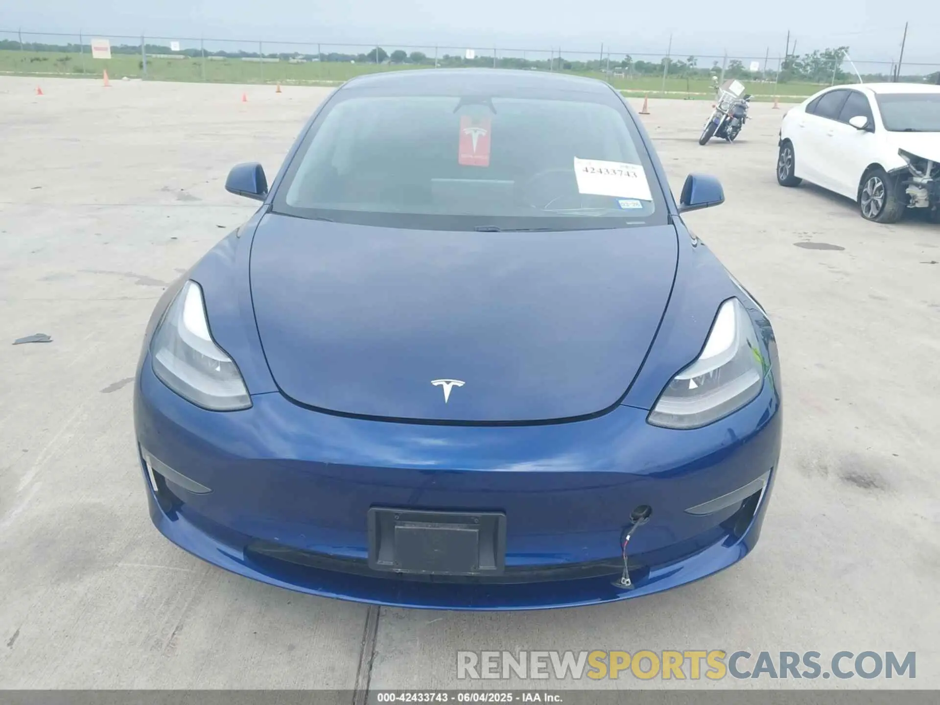 6 fotografías del automóvil dañado 5YJ3E1EA5MF920719 TESLA MODEL 3 2021