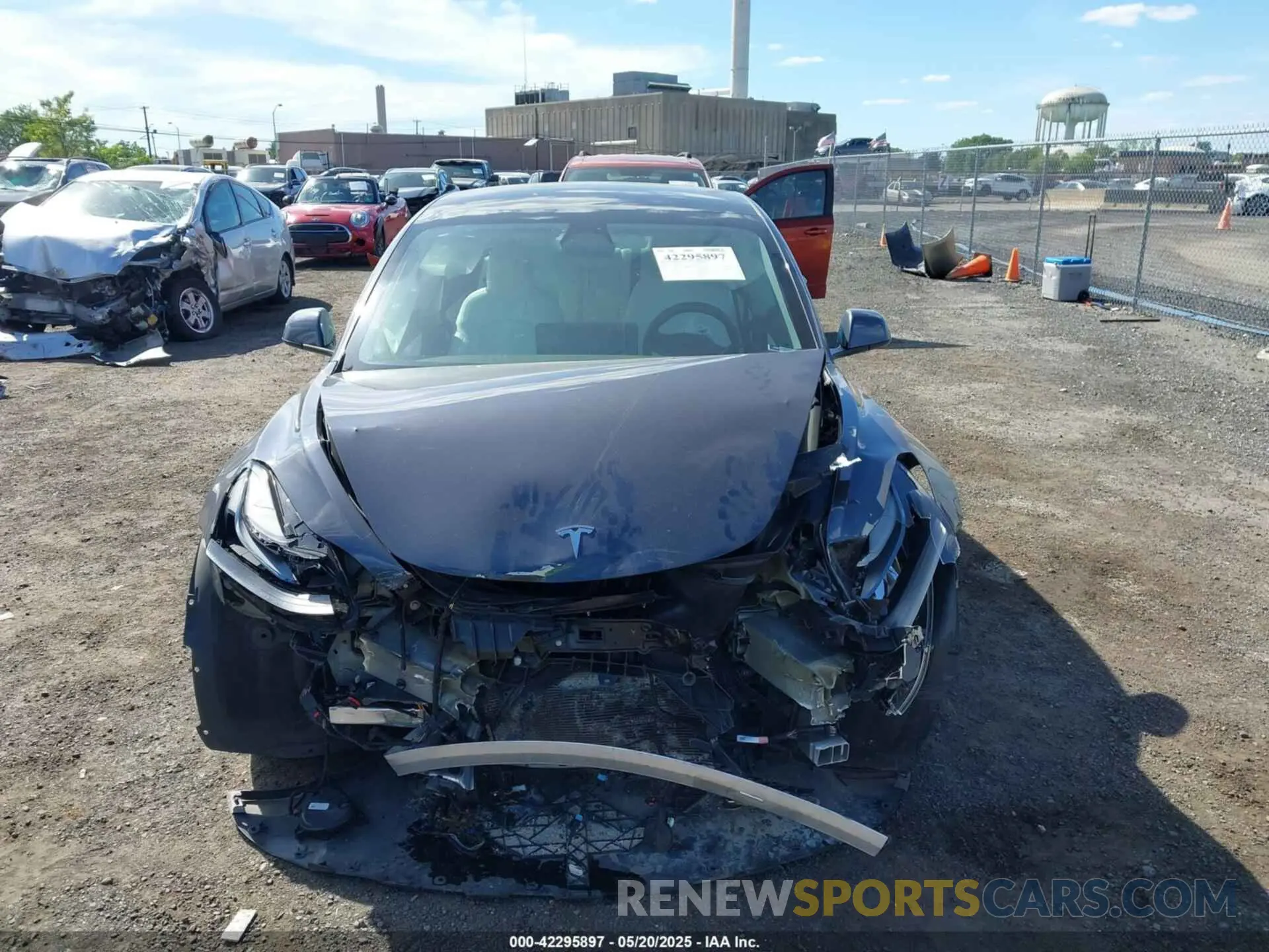 12 fotografías del automóvil dañado 5YJ3E1EA5MF920820 TESLA MODEL 3 2021