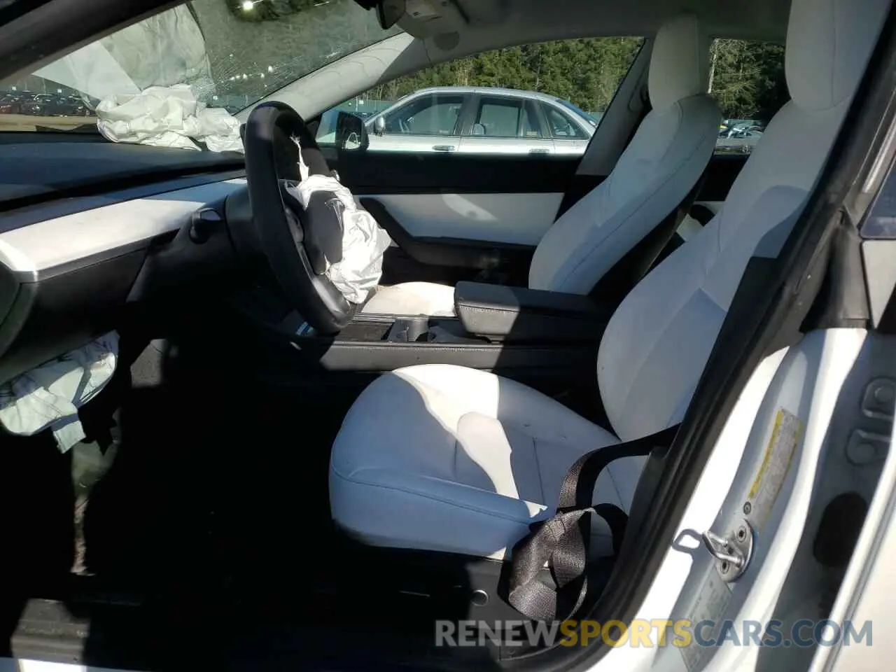 7 fotografías del automóvil dañado 5YJ3E1EA5MF928934 TESLA MODEL 3 2021