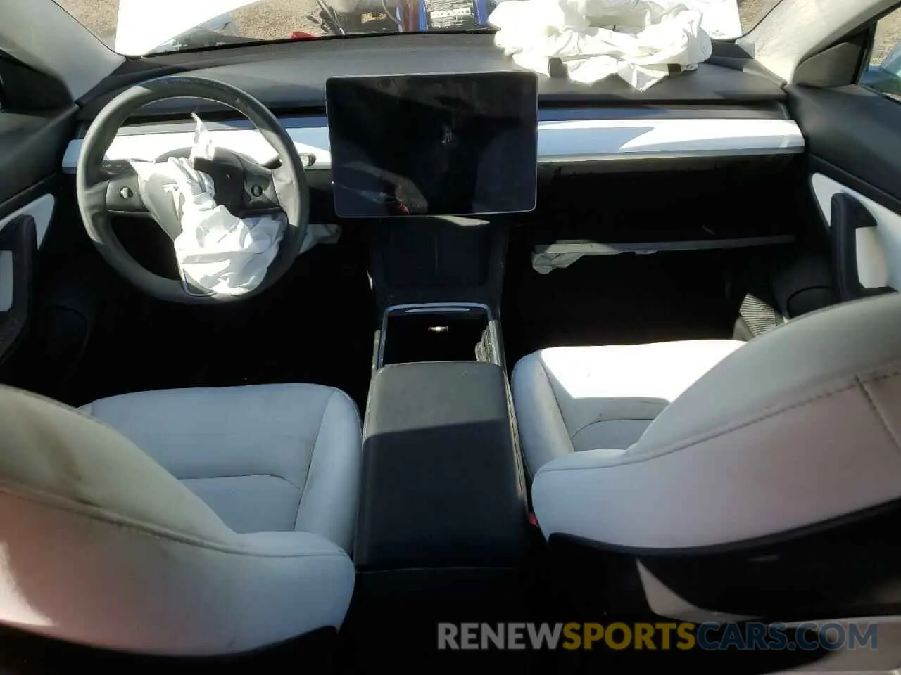 8 fotografías del automóvil dañado 5YJ3E1EA5MF928934 TESLA MODEL 3 2021