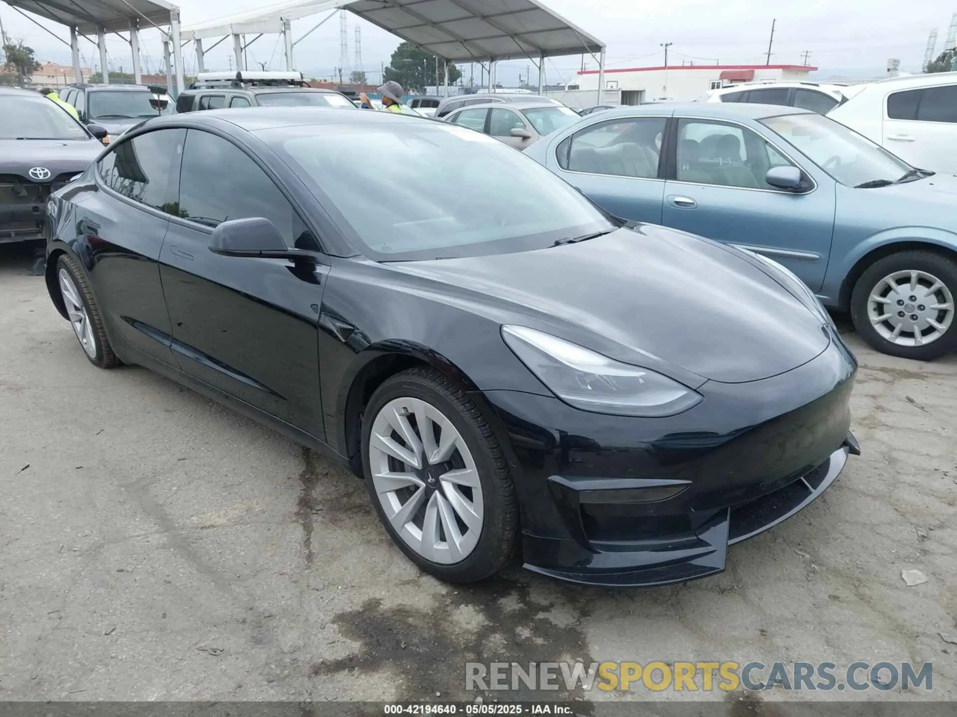 1 fotografías del automóvil dañado 5YJ3E1EA5MF938928 TESLA MODEL 3 2021