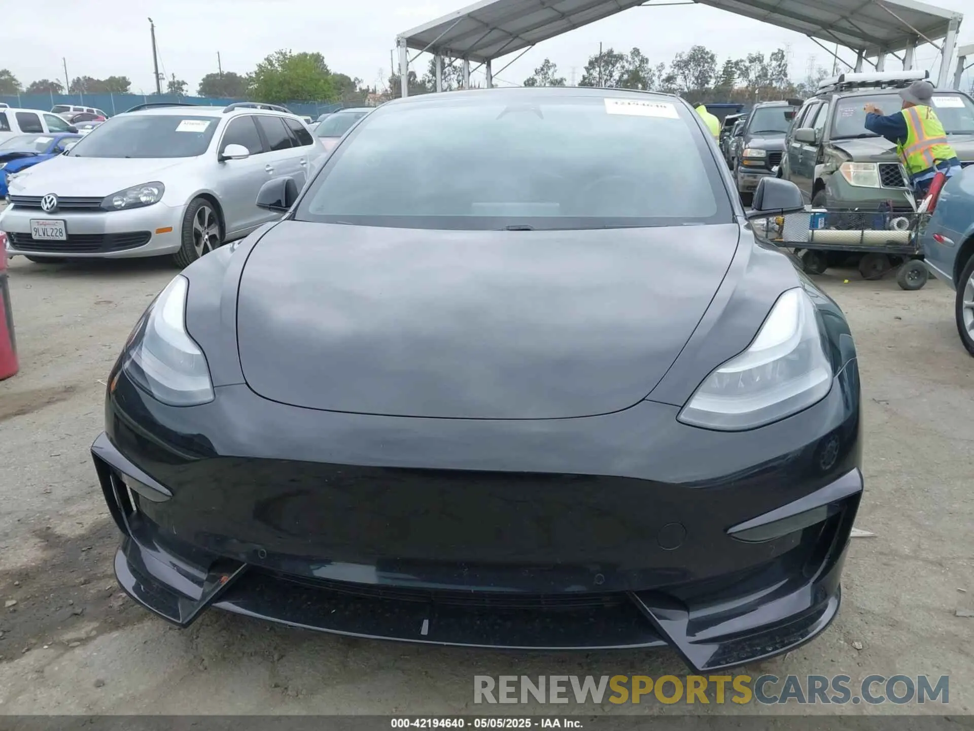 12 fotografías del automóvil dañado 5YJ3E1EA5MF938928 TESLA MODEL 3 2021