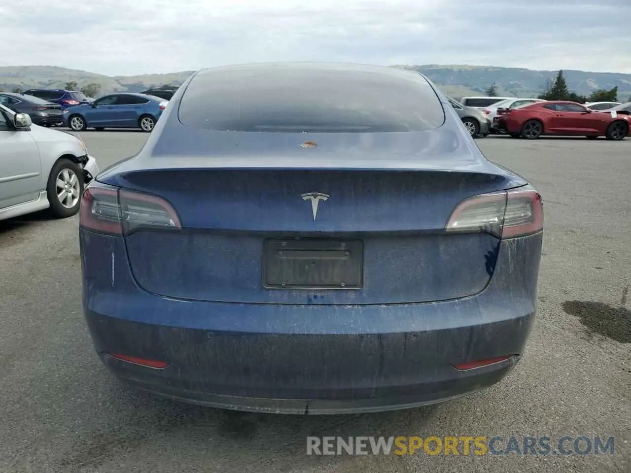 6 fotografías del automóvil dañado 5YJ3E1EA5MF941571 TESLA MODEL 3 2021