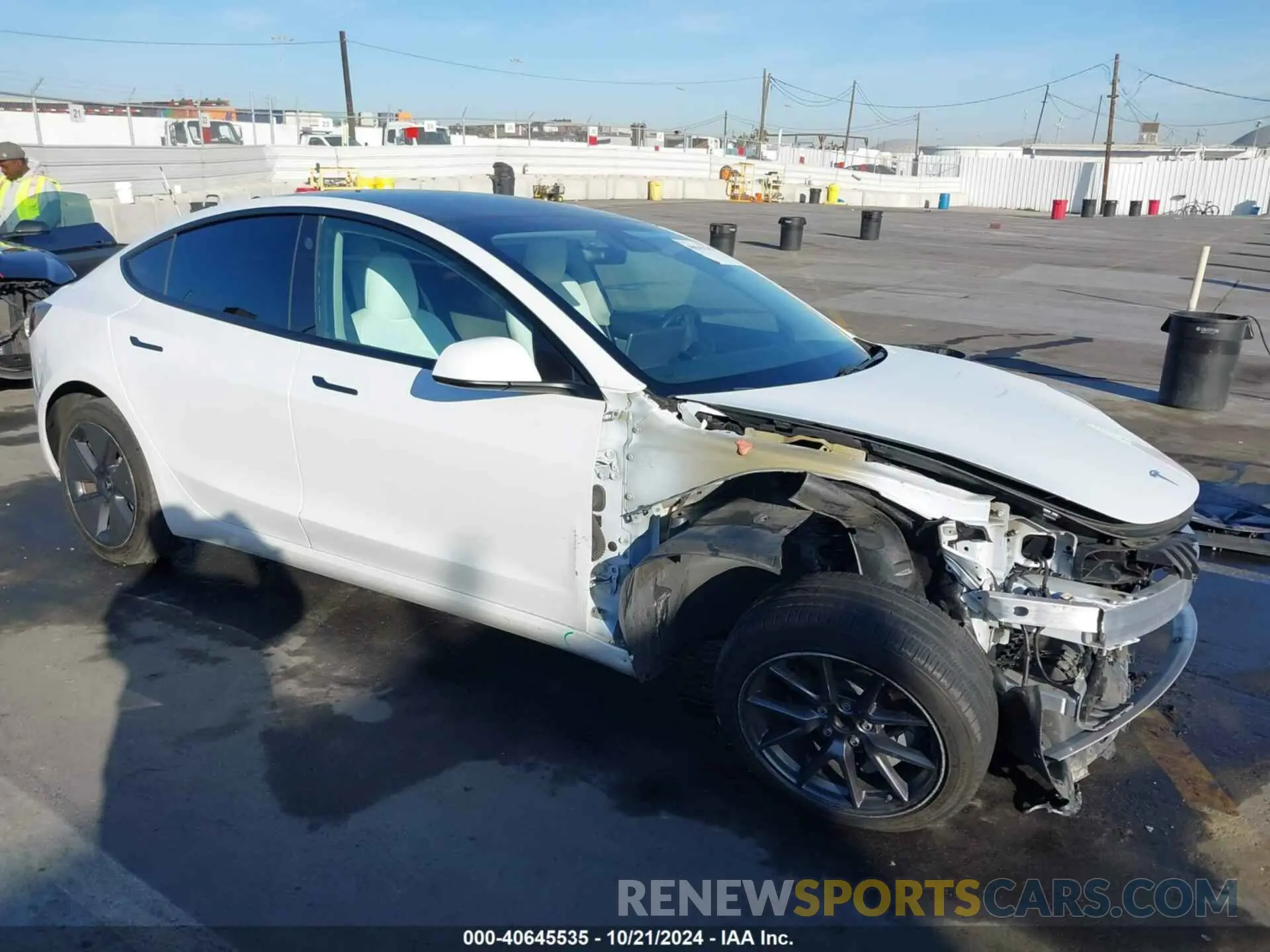 1 fotografías del automóvil dañado 5YJ3E1EA5MF942994 TESLA MODEL 3 2021