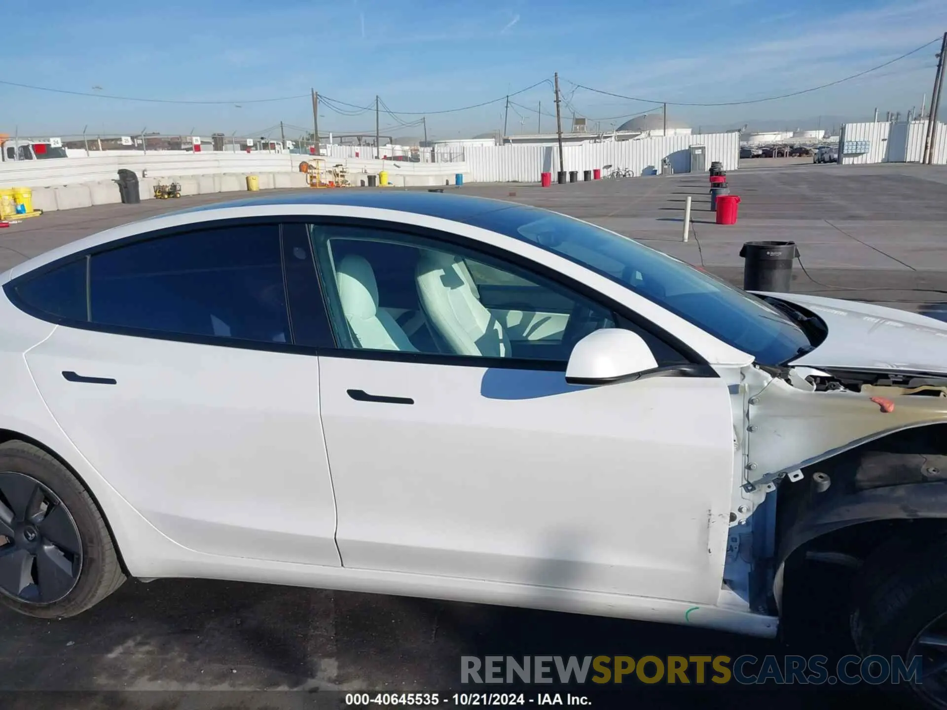 14 fotografías del automóvil dañado 5YJ3E1EA5MF942994 TESLA MODEL 3 2021