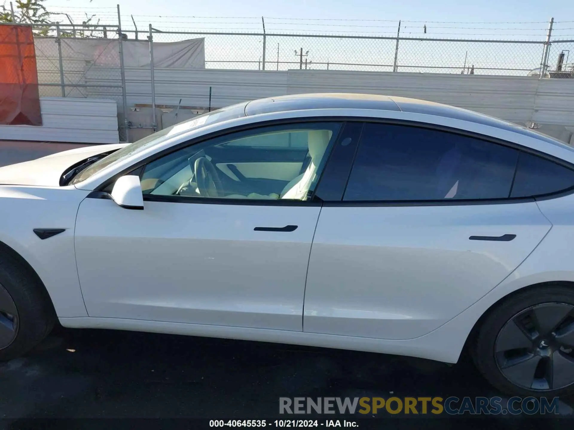 15 fotografías del automóvil dañado 5YJ3E1EA5MF942994 TESLA MODEL 3 2021