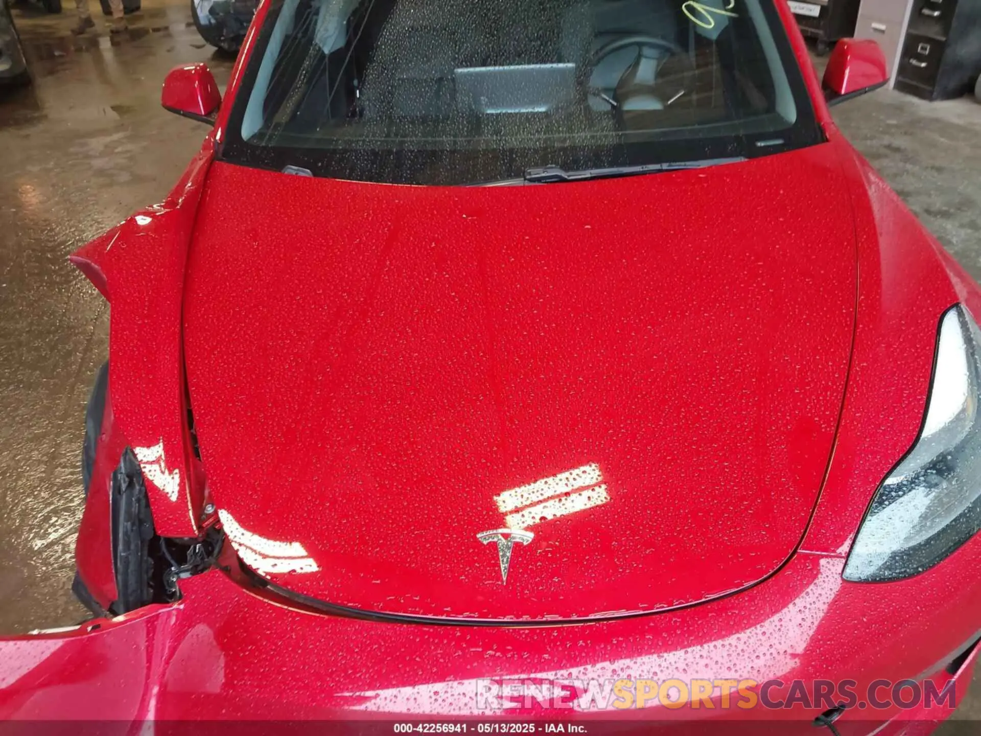 10 fotografías del automóvil dañado 5YJ3E1EA5MF955633 TESLA MODEL 3 2021