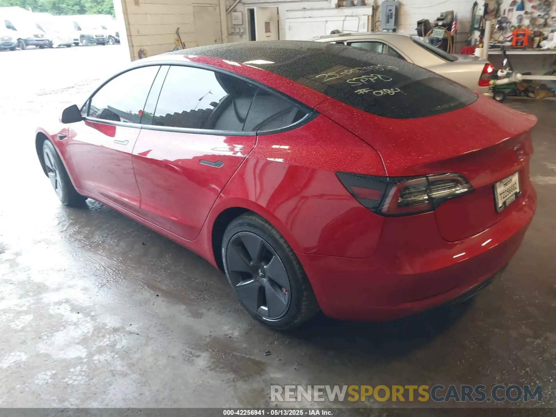 3 fotografías del automóvil dañado 5YJ3E1EA5MF955633 TESLA MODEL 3 2021