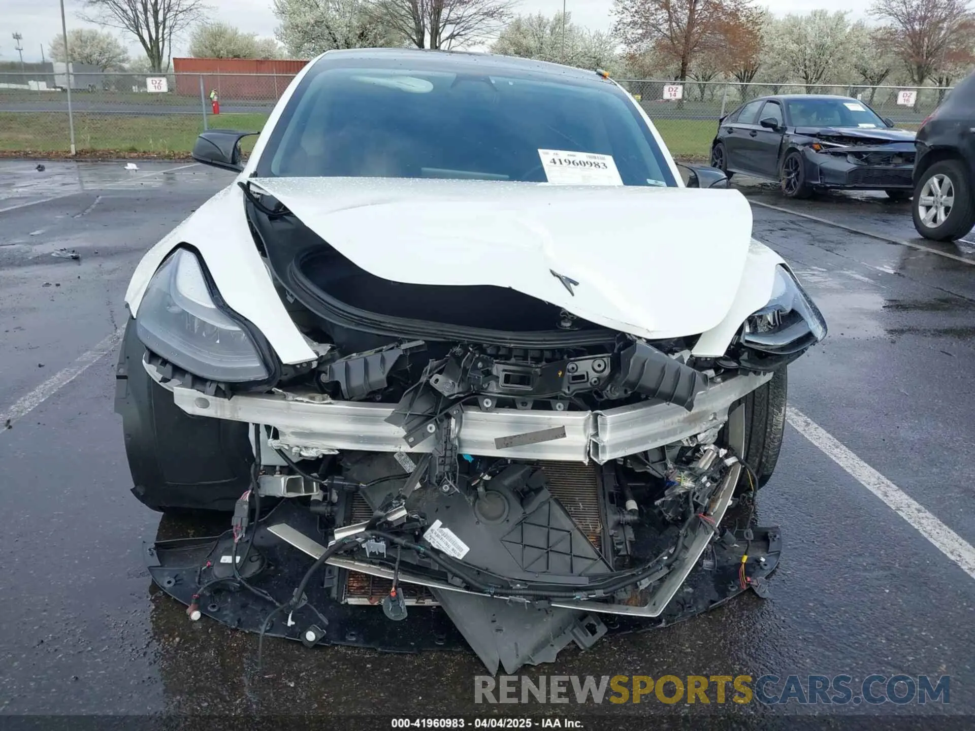 6 fotografías del automóvil dañado 5YJ3E1EA5MF976255 TESLA MODEL 3 2021