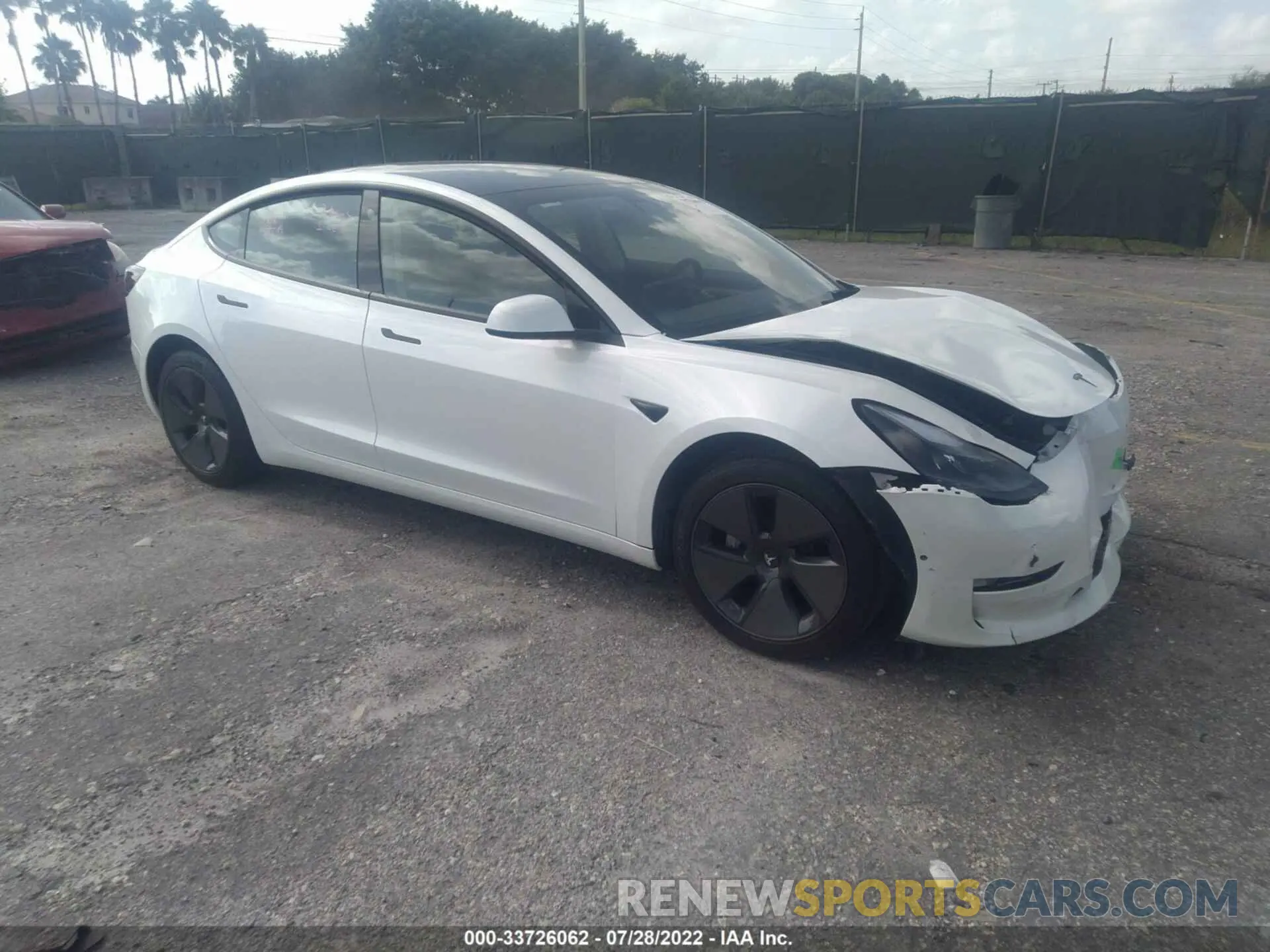 1 fotografías del automóvil dañado 5YJ3E1EA5MF987028 TESLA MODEL 3 2021