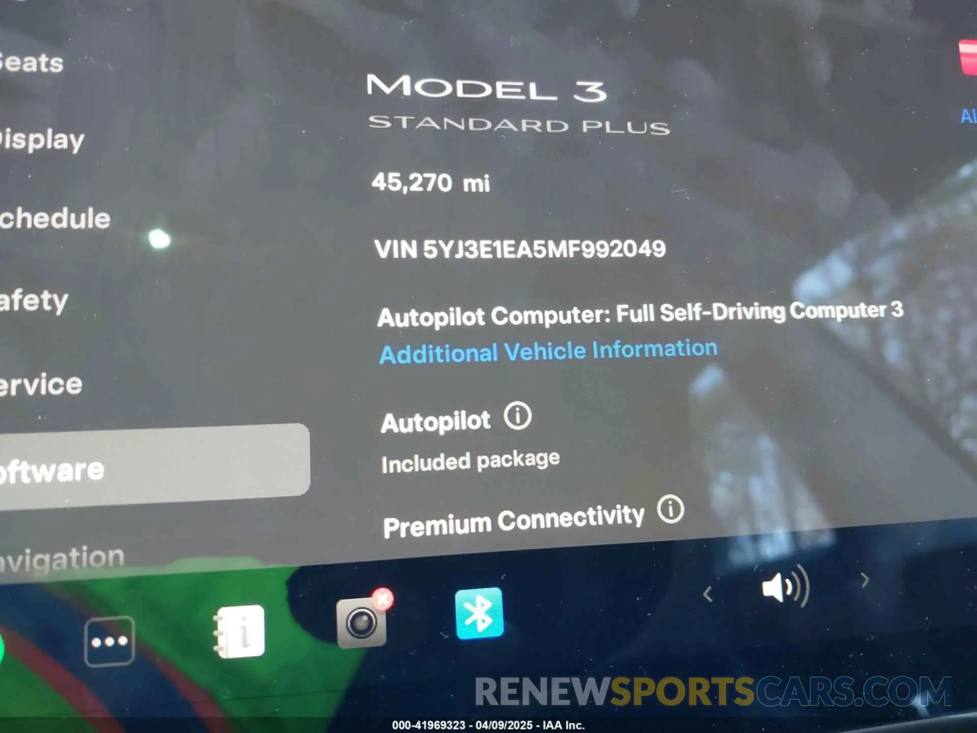 7 fotografías del automóvil dañado 5YJ3E1EA5MF992049 TESLA MODEL 3 2021