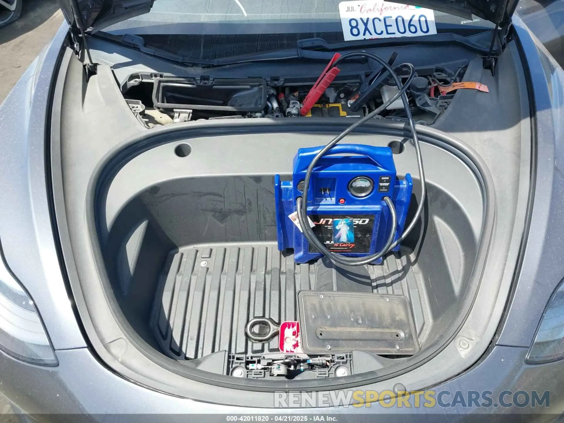 10 fotografías del automóvil dañado 5YJ3E1EA6MF006544 TESLA MODEL 3 2021