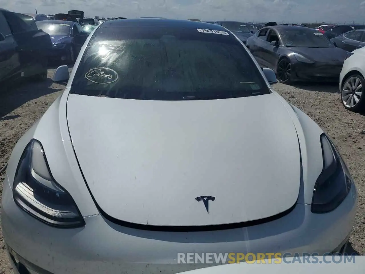 5 fotografías del automóvil dañado 5YJ3E1EA6MF047210 TESLA MODEL 3 2021