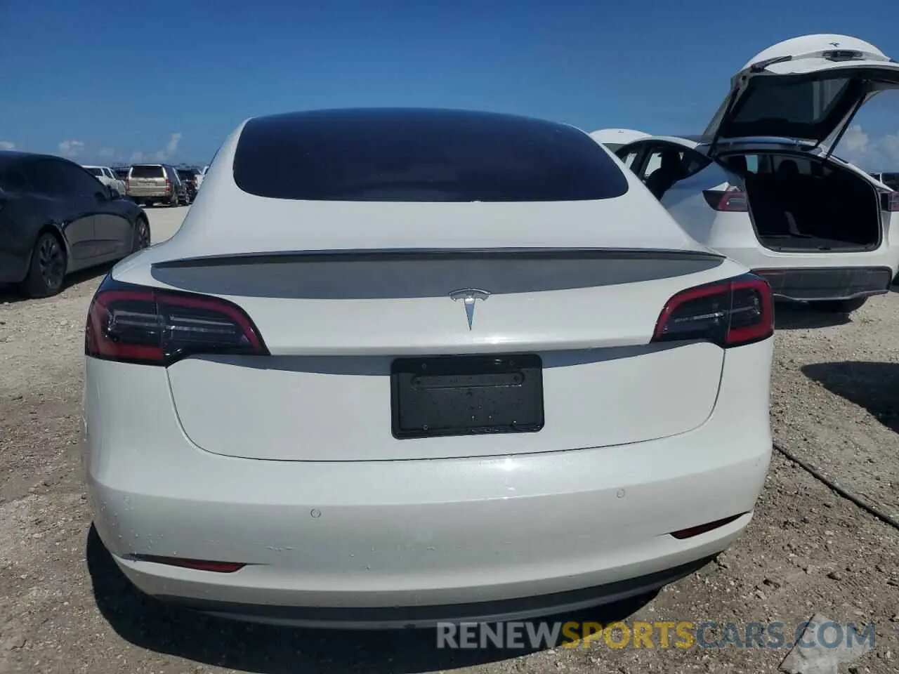 6 fotografías del automóvil dañado 5YJ3E1EA6MF047210 TESLA MODEL 3 2021
