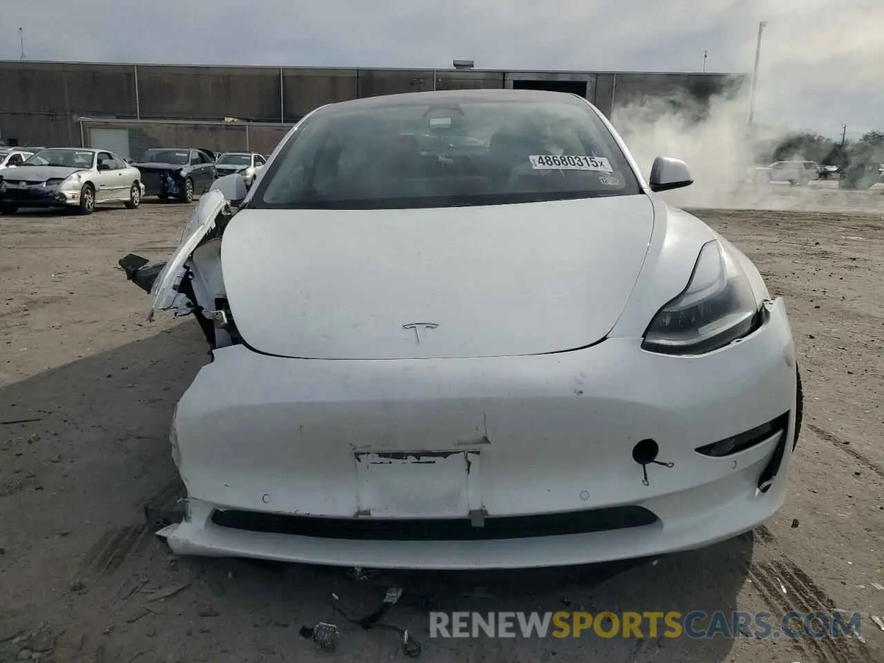 5 fotografías del automóvil dañado 5YJ3E1EA6MF048261 TESLA MODEL 3 2021