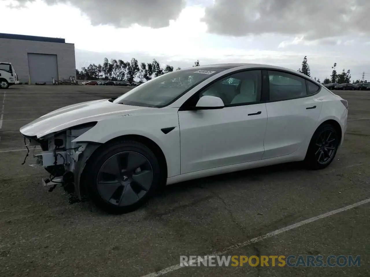 1 fotografías del automóvil dañado 5YJ3E1EA6MF066064 TESLA MODEL 3 2021