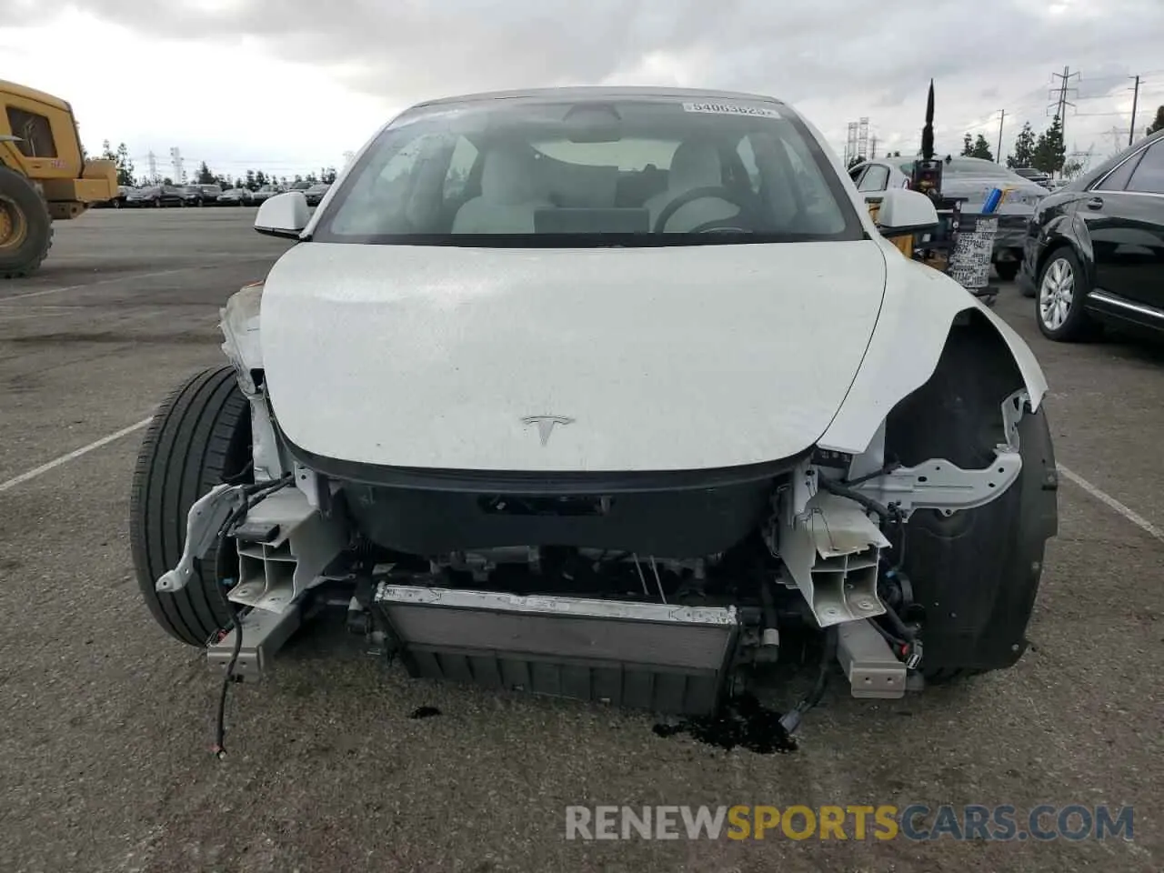 5 fotografías del automóvil dañado 5YJ3E1EA6MF066064 TESLA MODEL 3 2021