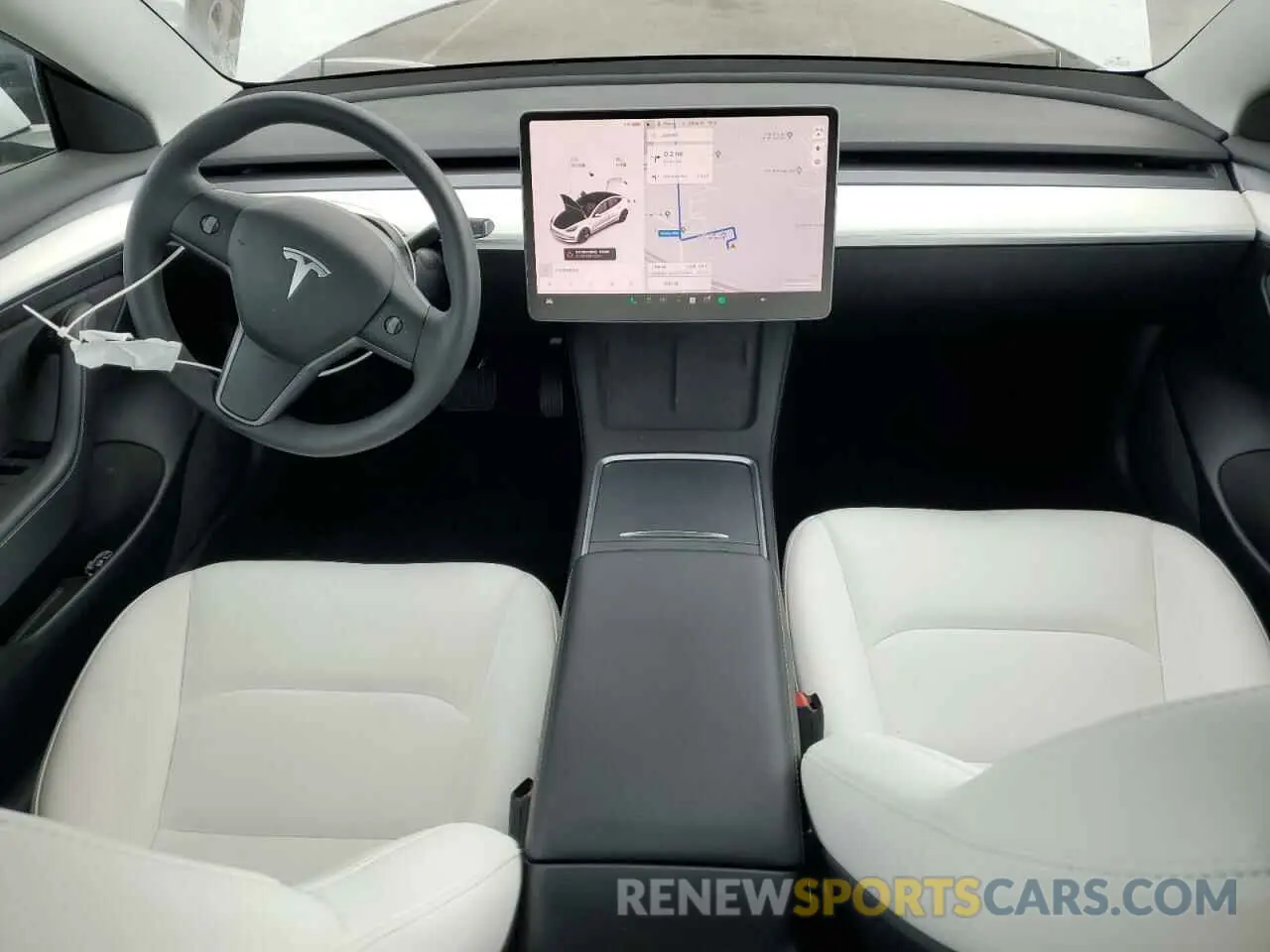 8 fotografías del automóvil dañado 5YJ3E1EA6MF066064 TESLA MODEL 3 2021