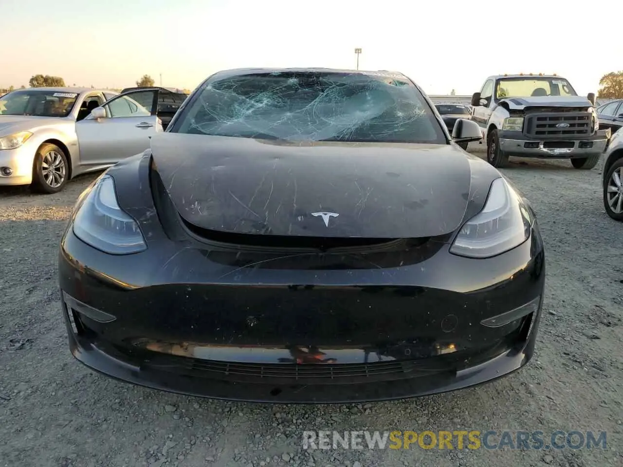 5 fotografías del automóvil dañado 5YJ3E1EA6MF067098 TESLA MODEL 3 2021