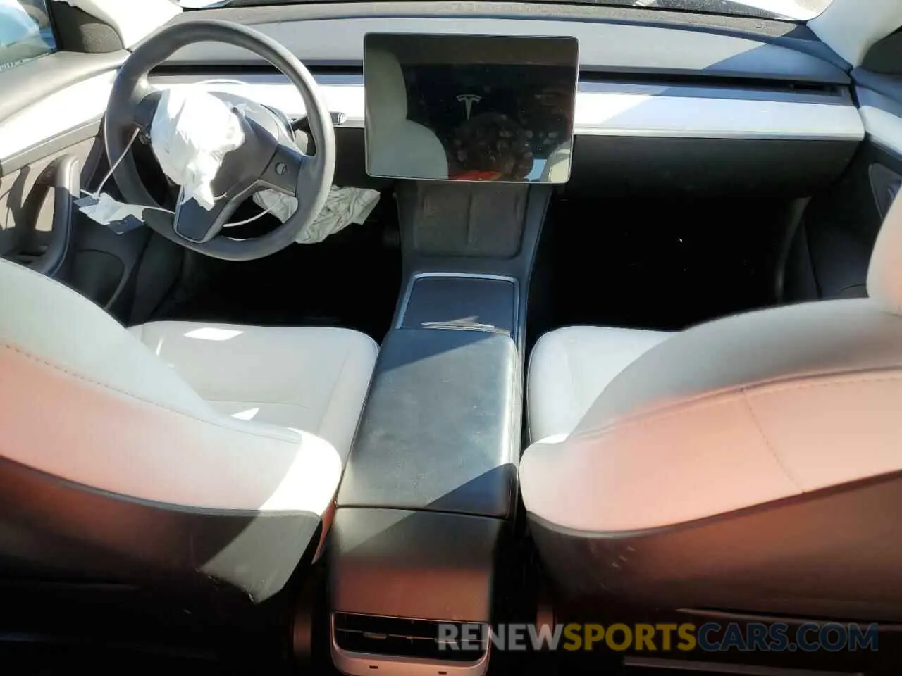 8 fotografías del automóvil dañado 5YJ3E1EA6MF082832 TESLA MODEL 3 2021