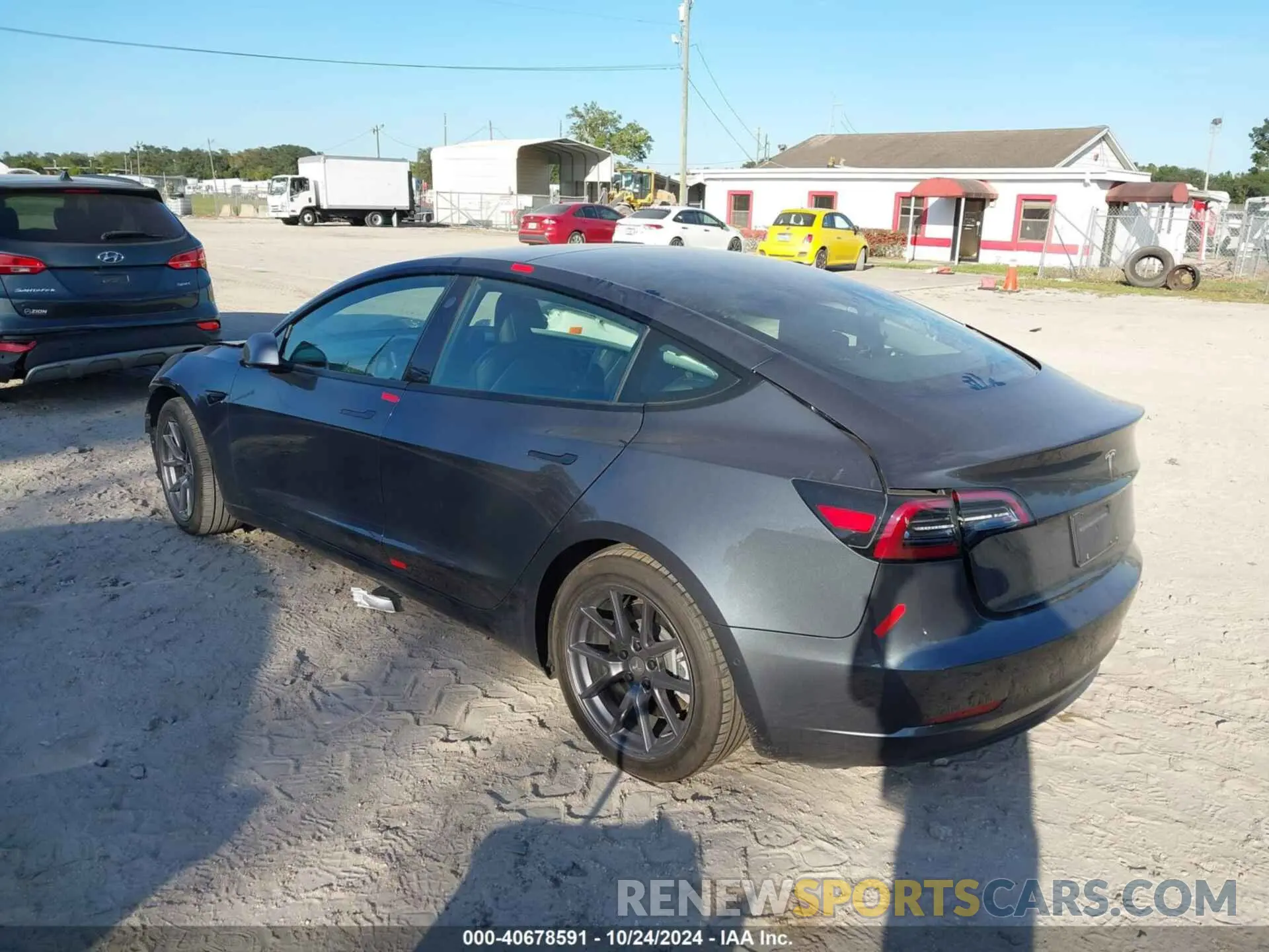 3 fotografías del automóvil dañado 5YJ3E1EA6MF086119 TESLA MODEL 3 2021
