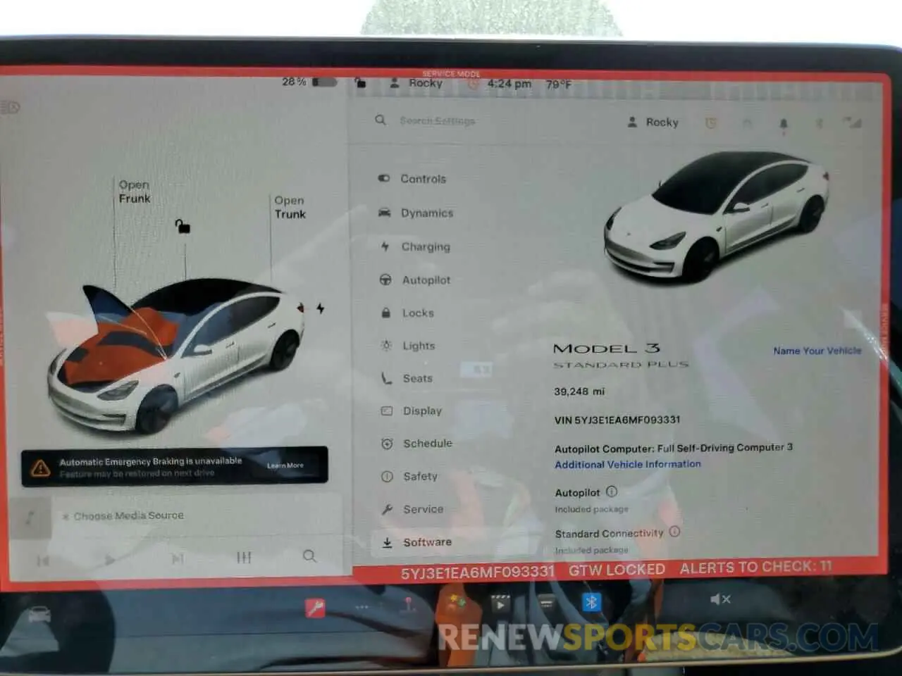 9 fotografías del automóvil dañado 5YJ3E1EA6MF093331 TESLA MODEL 3 2021