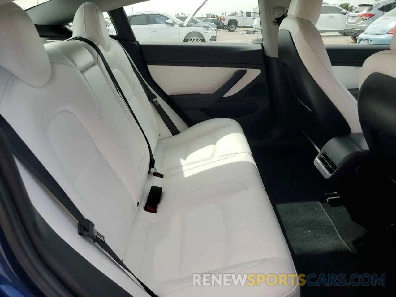 10 fotografías del automóvil dañado 5YJ3E1EA6MF850342 TESLA MODEL 3 2021