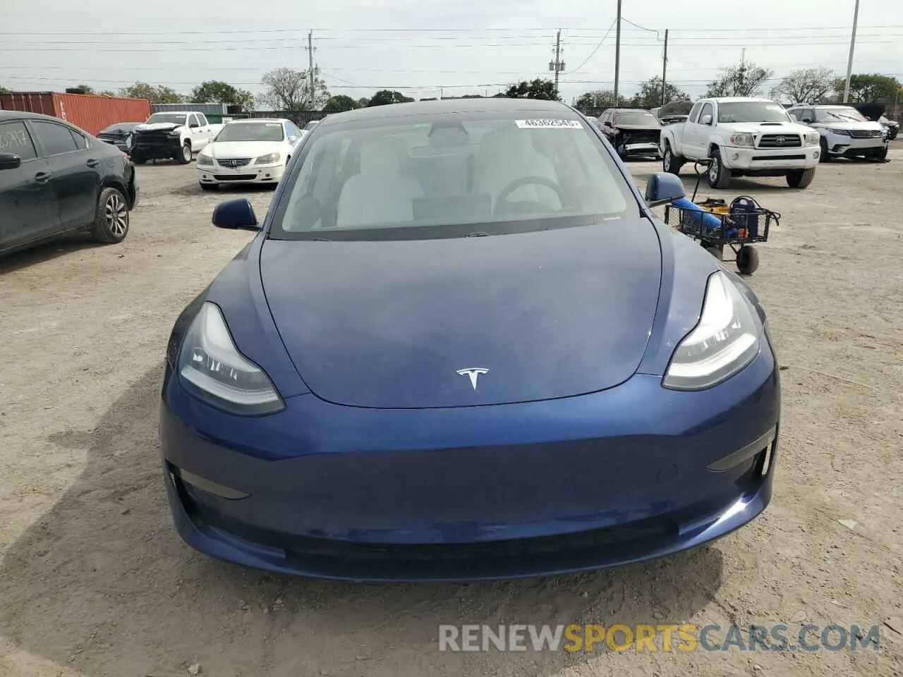 5 fotografías del automóvil dañado 5YJ3E1EA6MF850342 TESLA MODEL 3 2021