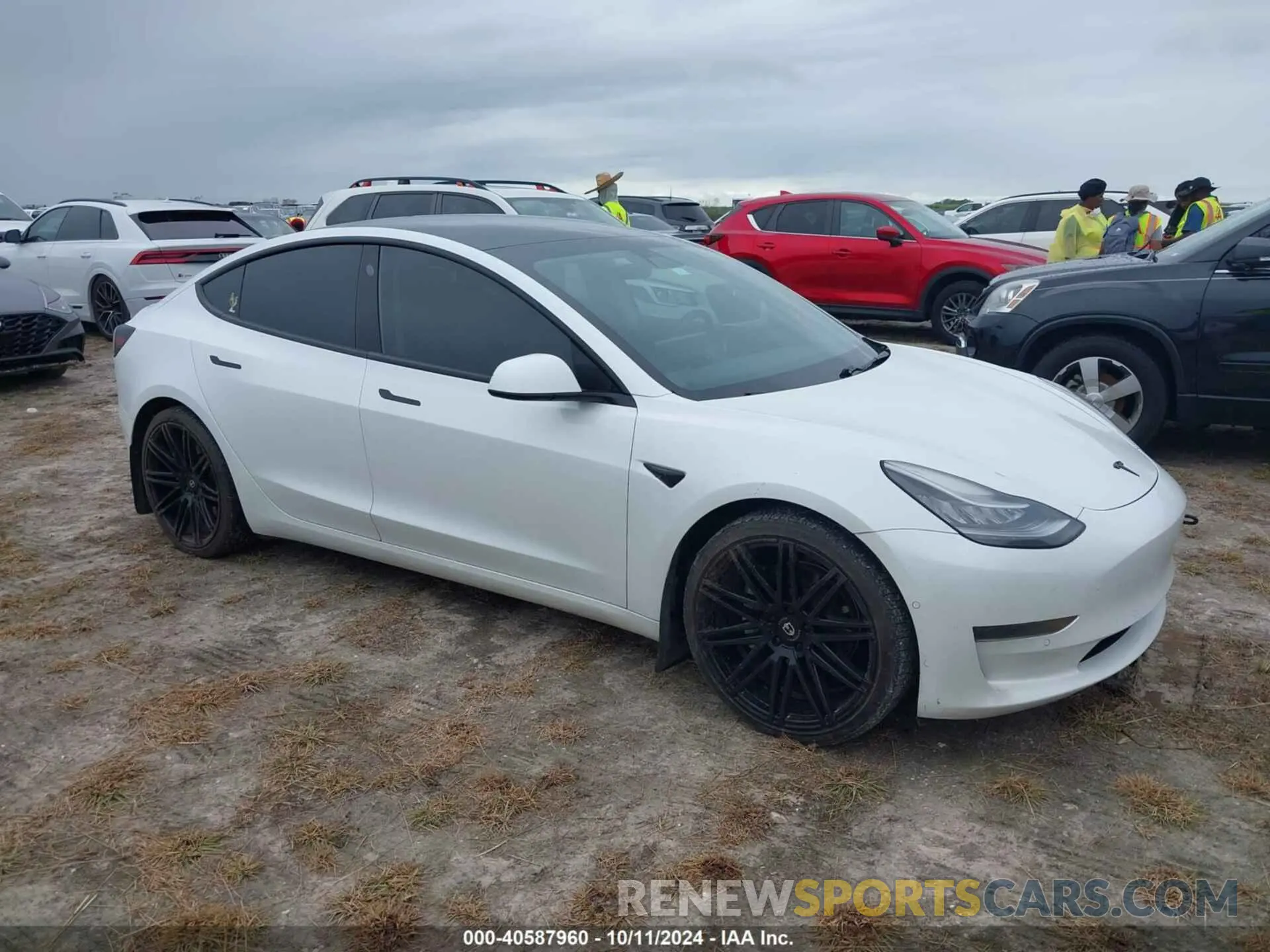 1 fotografías del automóvil dañado 5YJ3E1EA6MF852477 TESLA MODEL 3 2021