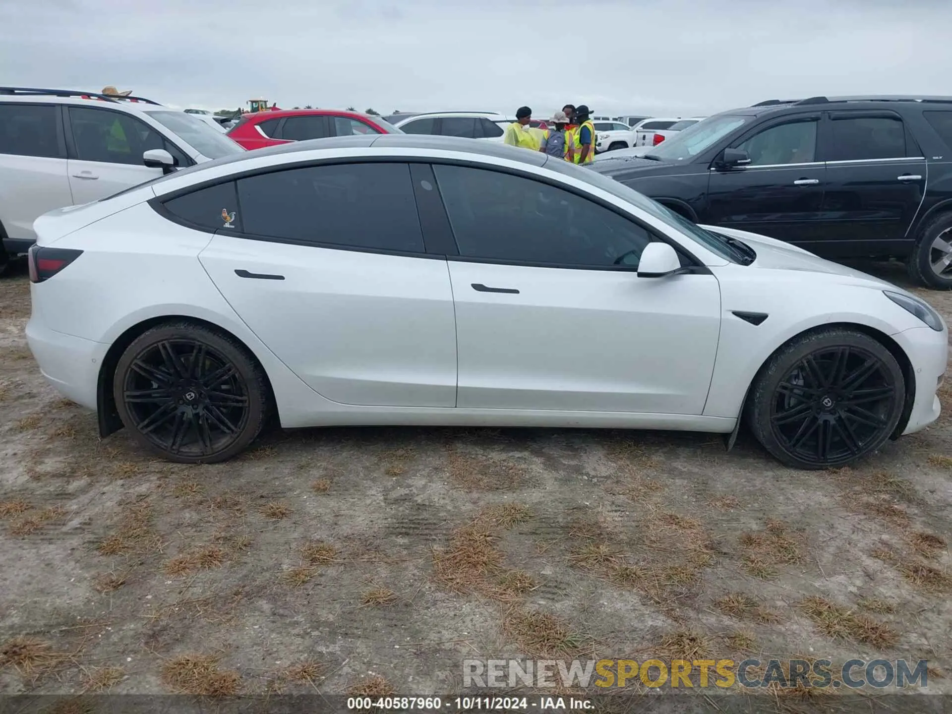 13 fotografías del automóvil dañado 5YJ3E1EA6MF852477 TESLA MODEL 3 2021