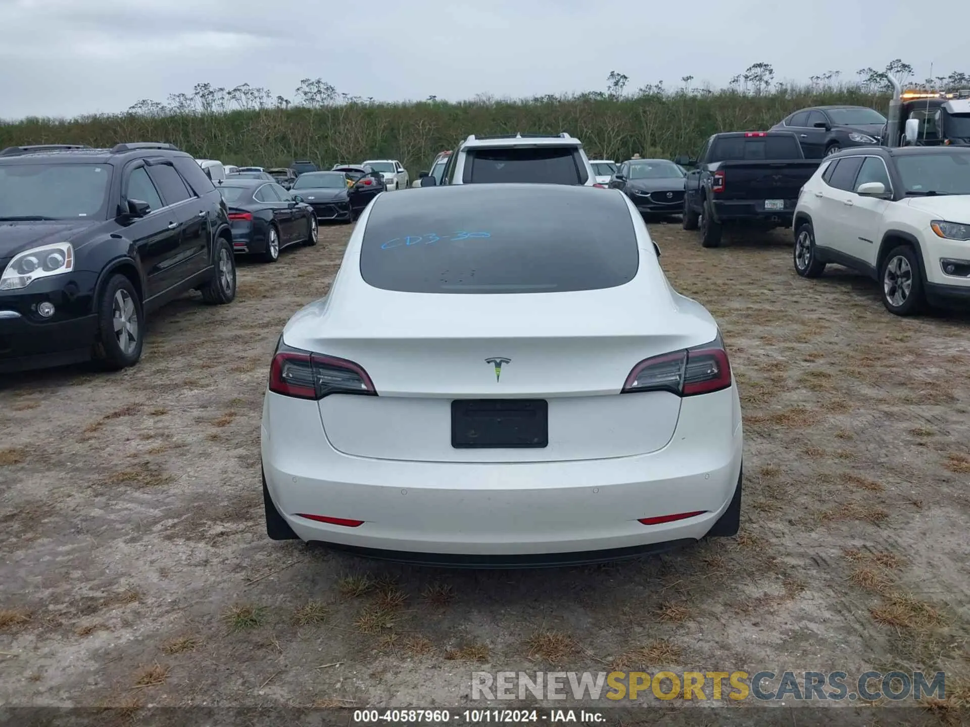 16 fotografías del automóvil dañado 5YJ3E1EA6MF852477 TESLA MODEL 3 2021