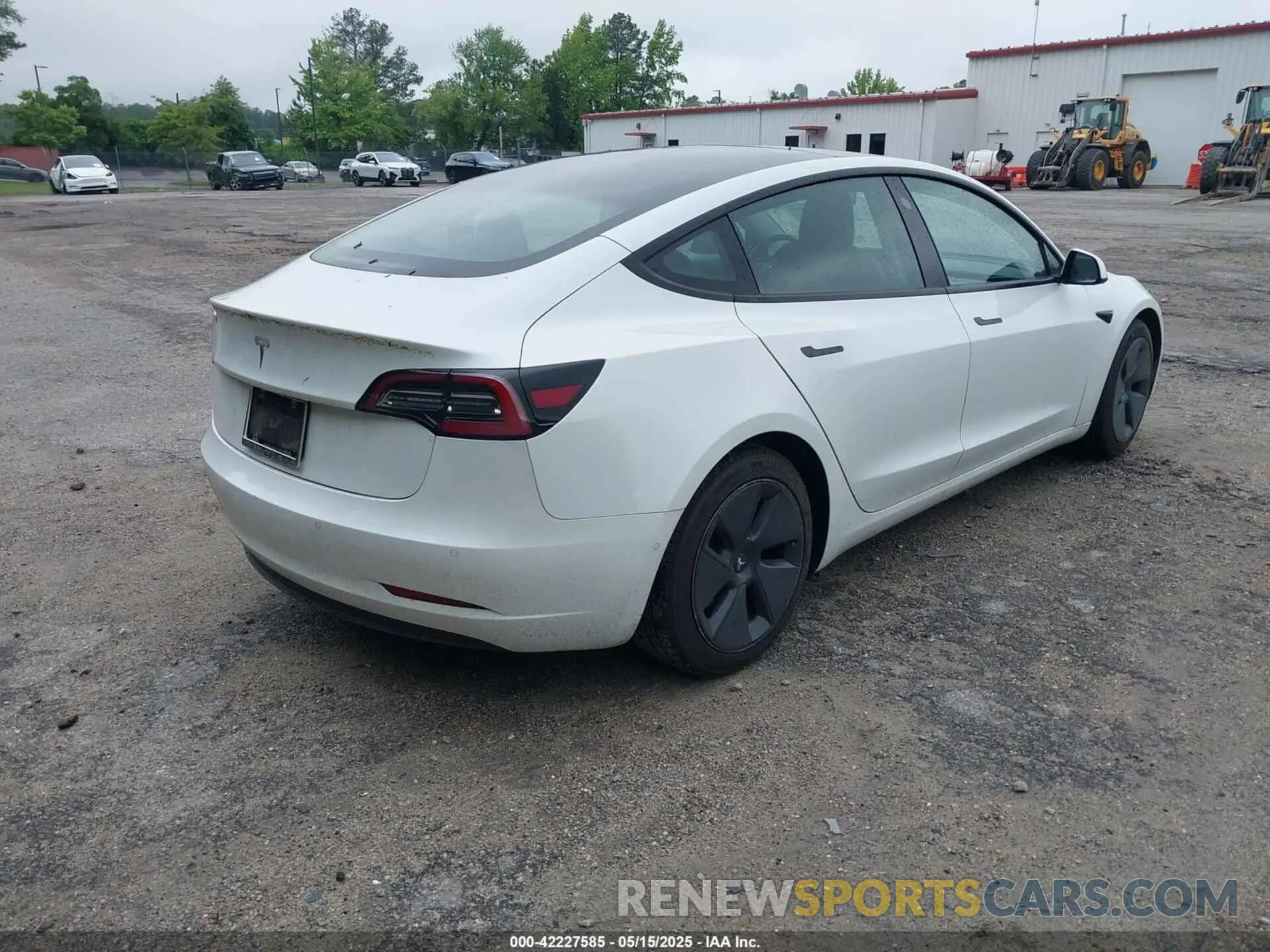 4 fotografías del automóvil dañado 5YJ3E1EA6MF854245 TESLA MODEL 3 2021
