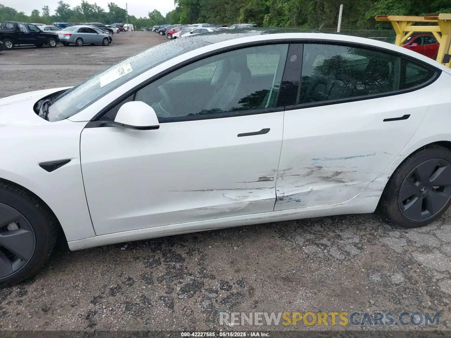 6 fotografías del automóvil dañado 5YJ3E1EA6MF854245 TESLA MODEL 3 2021