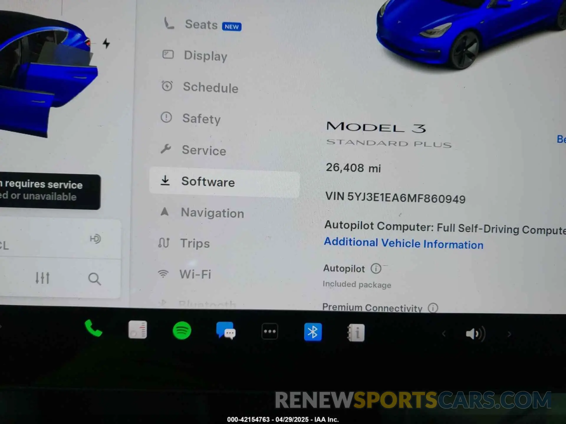 14 fotografías del automóvil dañado 5YJ3E1EA6MF860949 TESLA MODEL 3 2021